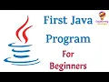 Compile Execute Basic Java Program in Command Prompt First Java Program How to Run Java Program