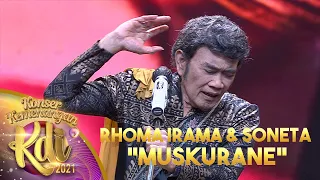 Download RHOMA IRAMA \u0026 SONETA - MUSKURANE I KONSER KEMENANGAN KDI 2021 MP3