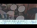 【冬の定番】GLAY「Winter, again」叩いてみた♪（譜面付き）ドラム耳コピ Drum Cover＜おまけ有＞