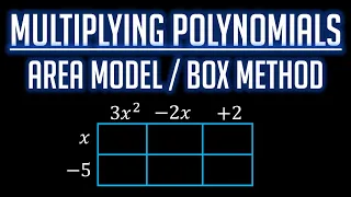 Multiplying Polynomials Area Model Box Method