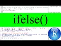 ifelse Function in R E18