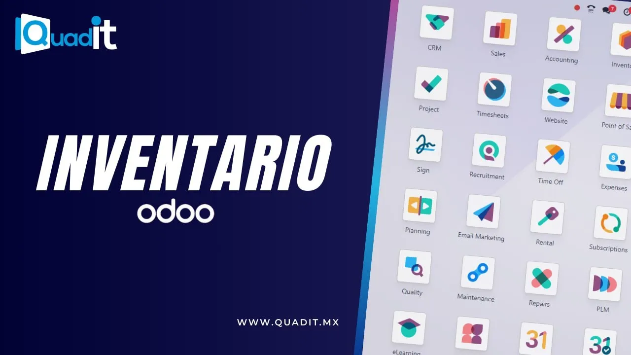 Módulo Inventario para Odoo v18. Primeros pasos.