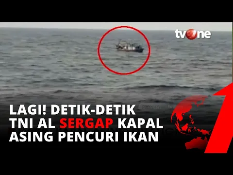 Lagi, Detik-detik TNI AL Sergap Kapal Pencuri Ikan Berbendera Vietnam di Perairan Natuna | tvOne