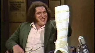 Andre the Giant on Letterman January 23 1984