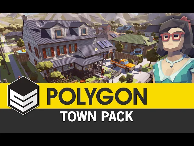 POLYGON Town Pack - (Trailer) 3D Low Poly Art for Games by #SyntyStudios