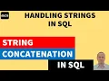 String concatenation in SQL concatenate in SQL