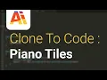 Clone To Code Piano Tiles - Part 4 With P5 js Coding Challenge