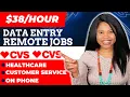 Data Entry Work From Home Jobs 2025 Remote Jobs w CVS On phone Customer Service