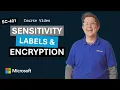 Enforce sensitivity labels and encryption in Microsoft Purview SC-401 Episode 4