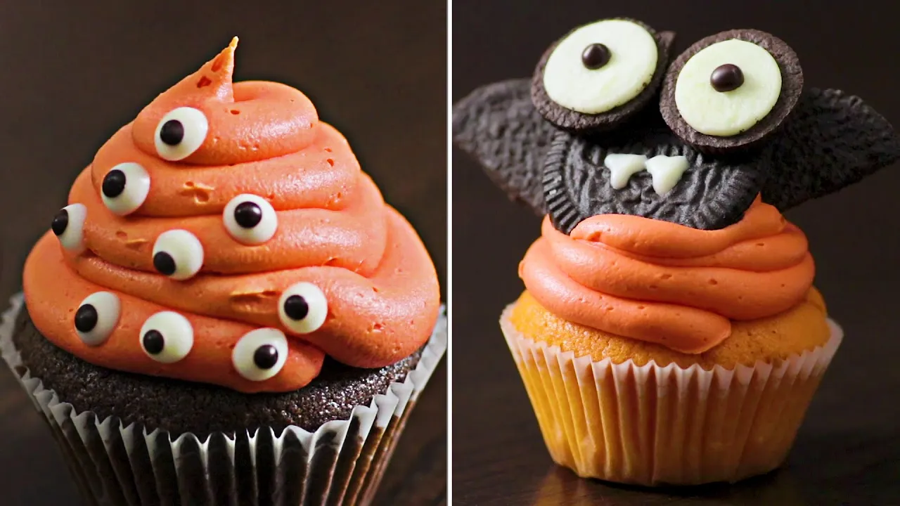 Spooky and Delicious Cupcakes     Creative Cupcake Ideas By Hoopla Recipes
