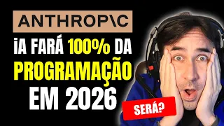 iA Fará 100% da Programação em 2026 Segundo CEO da Anthropic | Programadores Perderão o Emprego?