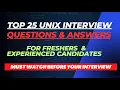 Top 25 UNIX Interview Questions and Answers