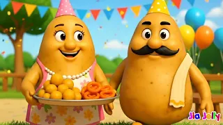 Aloo Kachaloo | आलू कचालू का बर्थडे 🎂 | Hindi Nursery Rhymes - Jia Jelly
