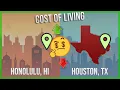 Honolulu HI vs Houston TX Cost of Price 2025 Comparison