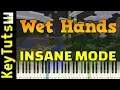 Wet Hands from Minecraft - Insane Mode Piano Tutorial Synthesia
