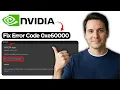 How to Fix NVIDIA Installation Error Code 0xe60000 2026 Step by Step Guide
