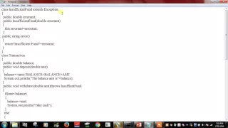 Exception Handling-User Defined Exception