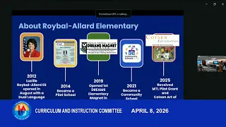 April 8 2026 - 3 30pm Curriculum And Instruction Committee