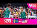 Åhman/Hellvig vs. Partain/Benesh - Pool Play Highlights | Ostrava 2025 #BeachProTour