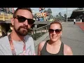 We Played Mini Golf At Universal CityWalk s Hollywood Drive In Golf Sci-Fi Alien Invasion Side