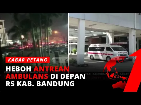 Ambulans Antre di Depan Rumah Sakit Al-Ihsan, COVID-19 Melonjak?