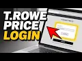 How to login to T Rowe Price account - Secure Access