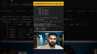 JavaScript Interview Question How to Group Objects with Object groupBy