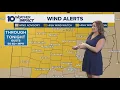 Columbus Ohio weather forecast for March 13 2026 High Wind Warning in effect