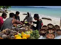 Lagu Memasak Bulu Babi, Anggur Laut makan dipantai Pulau Terpencil #day7 