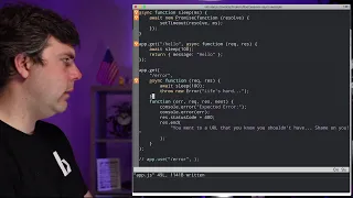 Live Original Async Await and Promises in Express for Node js