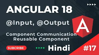 Input Output in angular Reusable Component in Angular Angular 18 Tutorial In Hindi Part 17