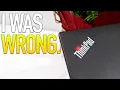 I Thought ThinkPads Were Overrated Until I Used One