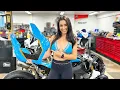 Our Lambo Panigale V4 Gets Custom Painted Carbon Front Fairing