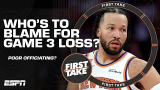 Stephen A credits Knicks Game 3 loss to Jalen Brunson First Take