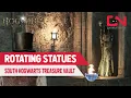 How to Solve South Hogwarts Treasure Vault Puzzle With Rotating Statue Fire Stand in Hogwarts Legacy
