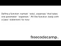 Learn Lambda Functions by Building an Expense Tracker Python Beta Cert Step 10