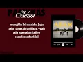 Adam - pamungkas | lirik lagu 
