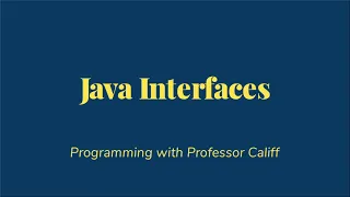 Java Interfaces