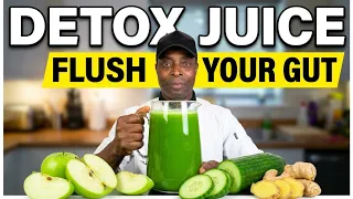 Cucumber Green Apple Ginger Lemon Juice | Powerful Gut Cleanse & Detox 