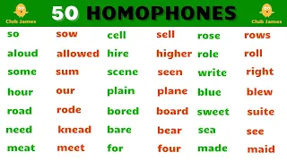 Download 50 Homophone Words In English MP3