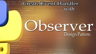 OBSERVER Design Pattern with Event Handler code example