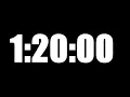 1 HOUR 20 MINUTE TIMER 80 MINUTE COUNTDOWN TIMER LOUD ALARM