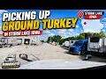 Picking Up Ground Turkey In Storm Lake Iowa