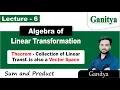 Algebra of Linear Transformations Prove that Set of Linear Transformations L V W is a Vector space
