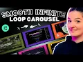 Elementor smooth infinite loop image carousel - FREE PRO options
