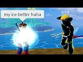 I used Awakened Ice against Toxic Kid s Unawakened Ice Blox Fruits