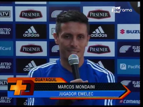 Emelec entrena para juego con Deportivo Lara