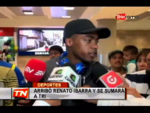 Arribó Renato Ibarra y se sumará a Tri