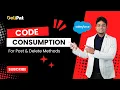 Code to Consume the Post and Delete method