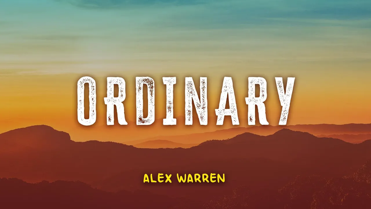 Alex Warren - Ordinary | Lyric Video | Indo Subtitle | Lirik Indonesia | Lirik Terjemahan Alex Warren - Ordinary | Lyric Video | Indo Subtitle | Lirik Indonesia | Lirik Terjemahan